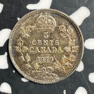 1919 Canada 5 Cents Lot#T0626 Silver!