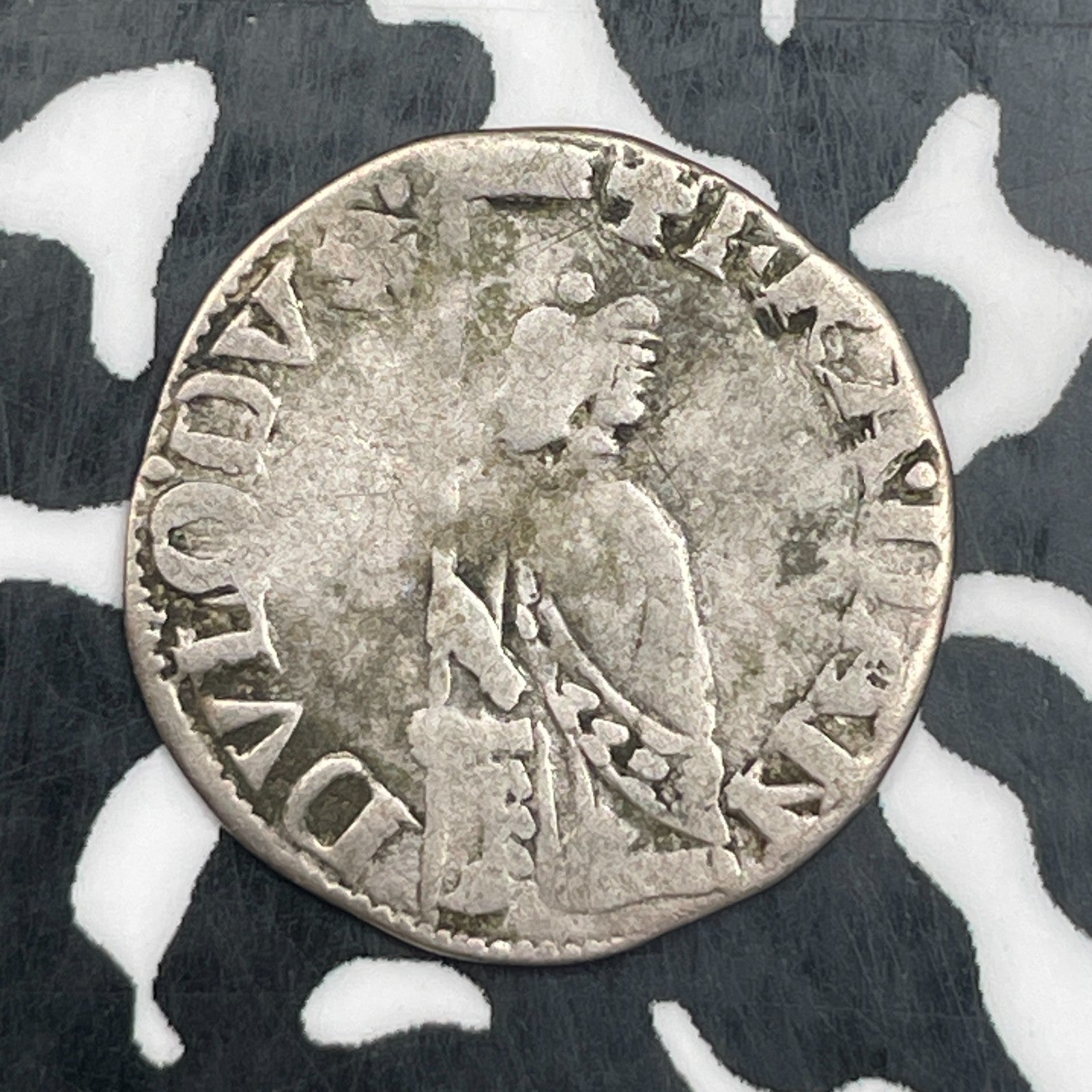 (1328-1339) Italy Venice Francesco Dandolo AR Soldino Lot#N2438 Silver!