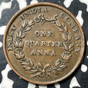 1835 India 1/4 Anna Lot#E7729