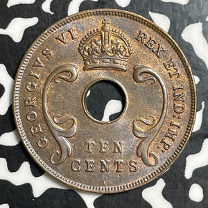 1941 East Africa 10 Cents Lot#T2936 High Grade! Beautiful!