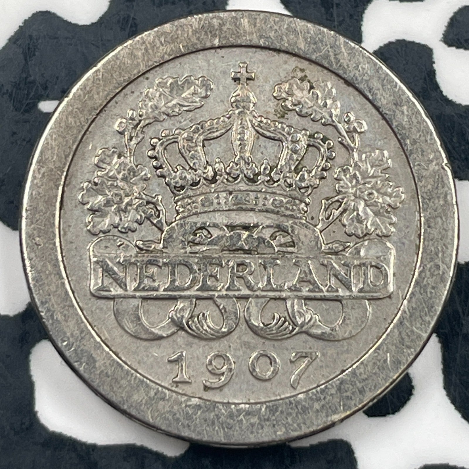 1907 Netherlands 5 Cent Lot# N3771