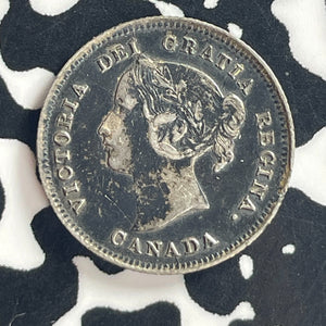 1896 Canada 5 Cents Lot#T7906 Silver! Nice!