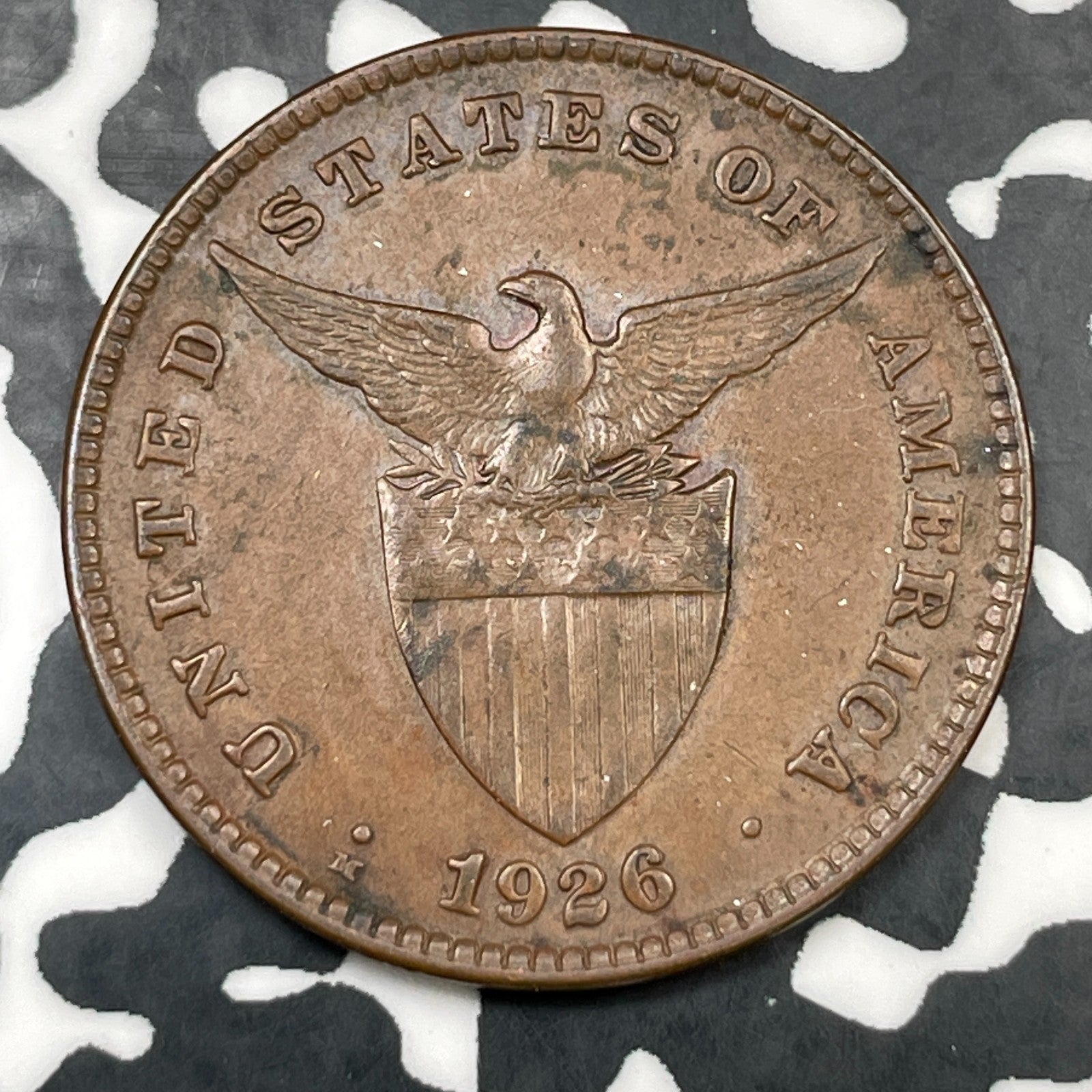 1926-M U.S. Philippines 1 Centavo Lot# N3893