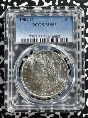 1904-O U.S. $1 Morgan Dollar PCGS MS63 Lot#G364 Silver! Choice UNC!