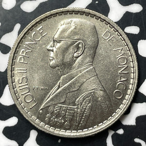 1946 Monaco 10 Francs (4 Available) (1 Coin Only) High Grade! Beautiful!