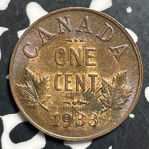 1933 Canada Small Cent Lot#T1404 High Grade! Beautiful!