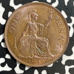 1940 Great Britain 1 Penny Lot#E9823 High Grade! Beautiful!