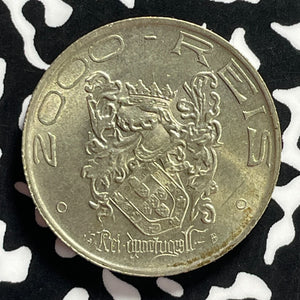 1932 Brazil 2000 Reis Lot#T9719 Silver! High Grade! Beautiful!