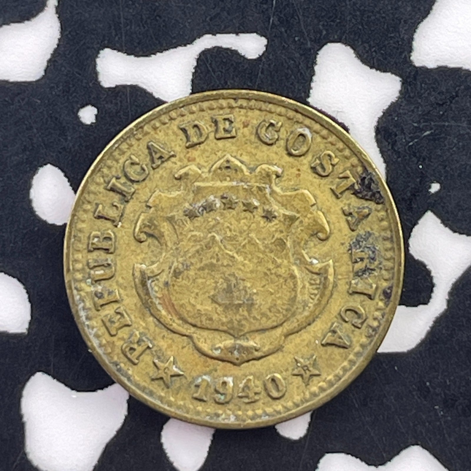 1940 Costa Rica 5 Centimos Lot#C8053