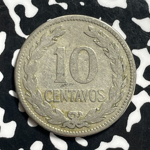 1921 El Salvador 10 Centavos Lot#C0453