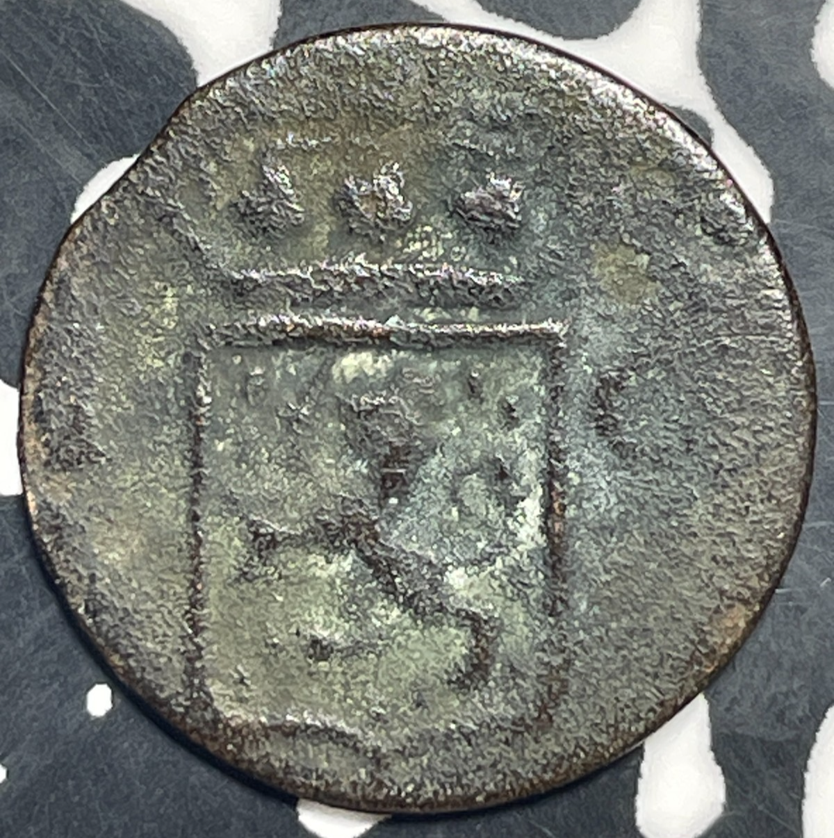 1840-W Netherlands East Indies 1 Cent Lot#T9957 Corrosion