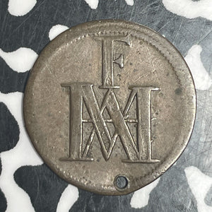 1717 Germany Token Lot#T6124 Holed