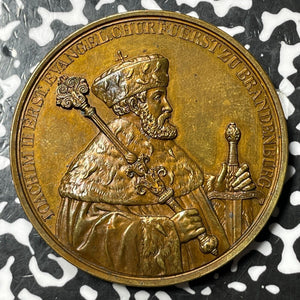 1839 Germany Brandenburg-Prussia Berlin Reformation Anniversary Medal Lot#OV1200