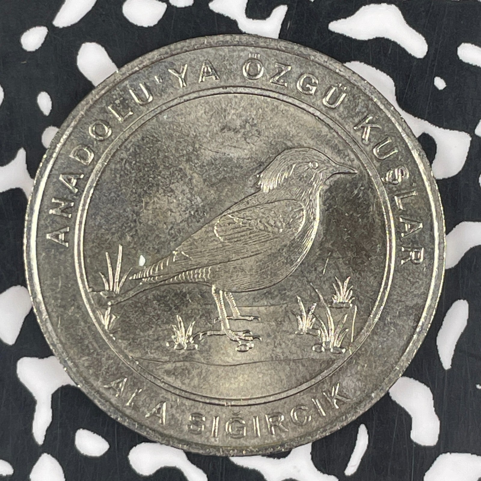 2018 Turkey 1 Kurus Lot#F1003 High Grade! Beautiful! Rosy Starling