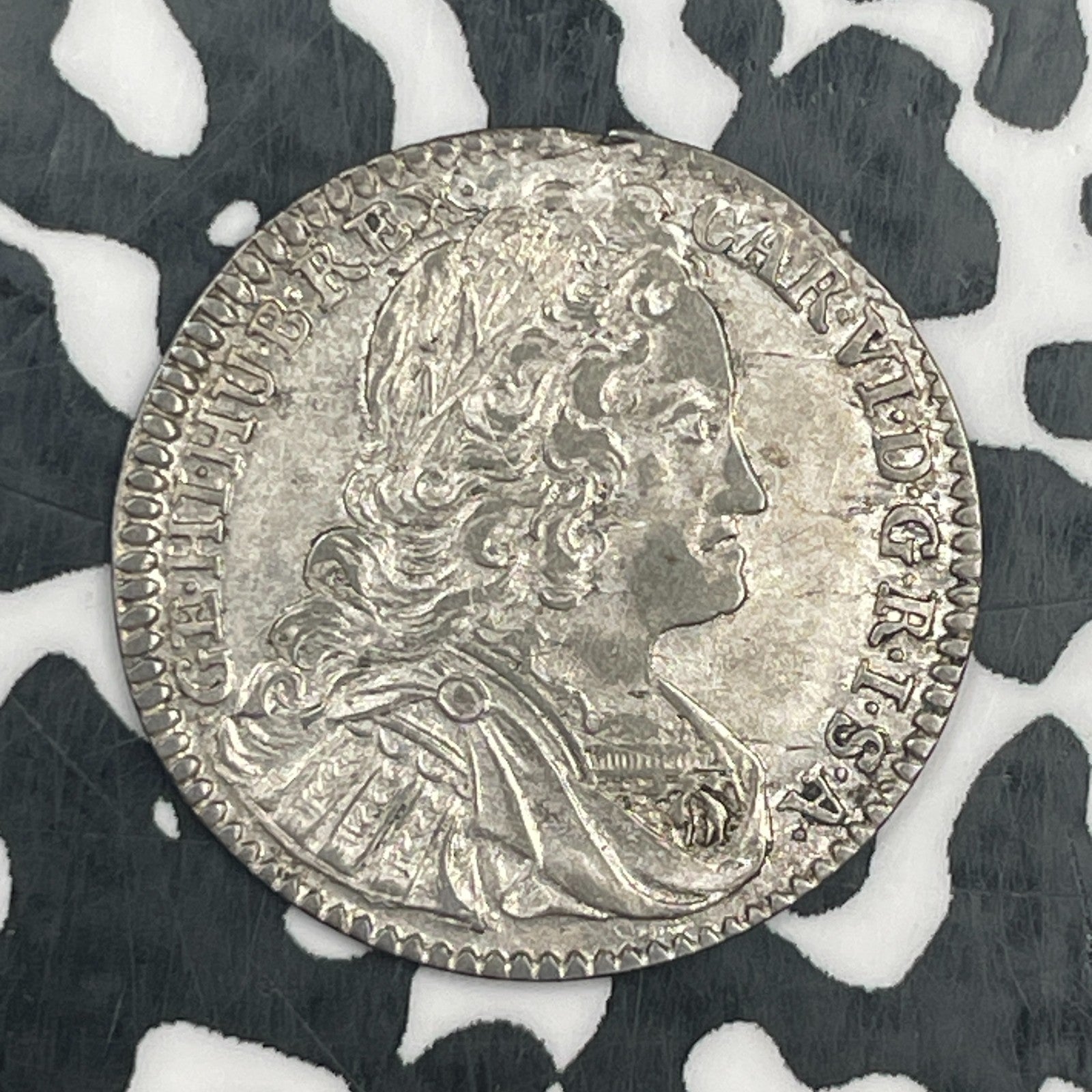 1736 Austria 3 Kreuzer Lot#JM2355 Silver! Nice! KM#1606