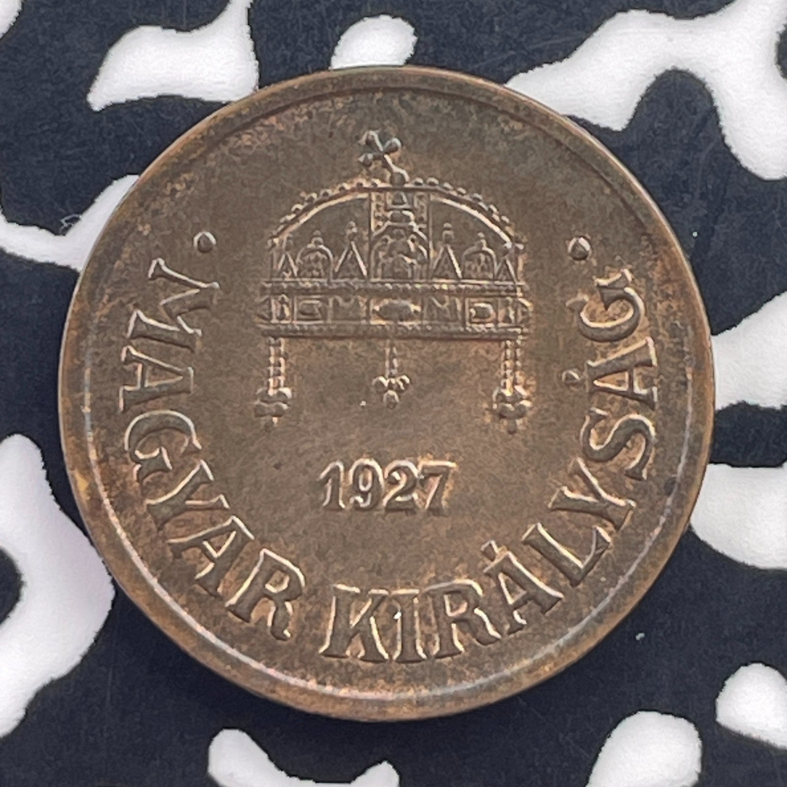1927 Hungary 2 Filler Lot#C4703 High Grade! Beautiful!