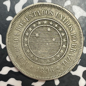 1896 Brazil 100 Reis Lot#T2501
