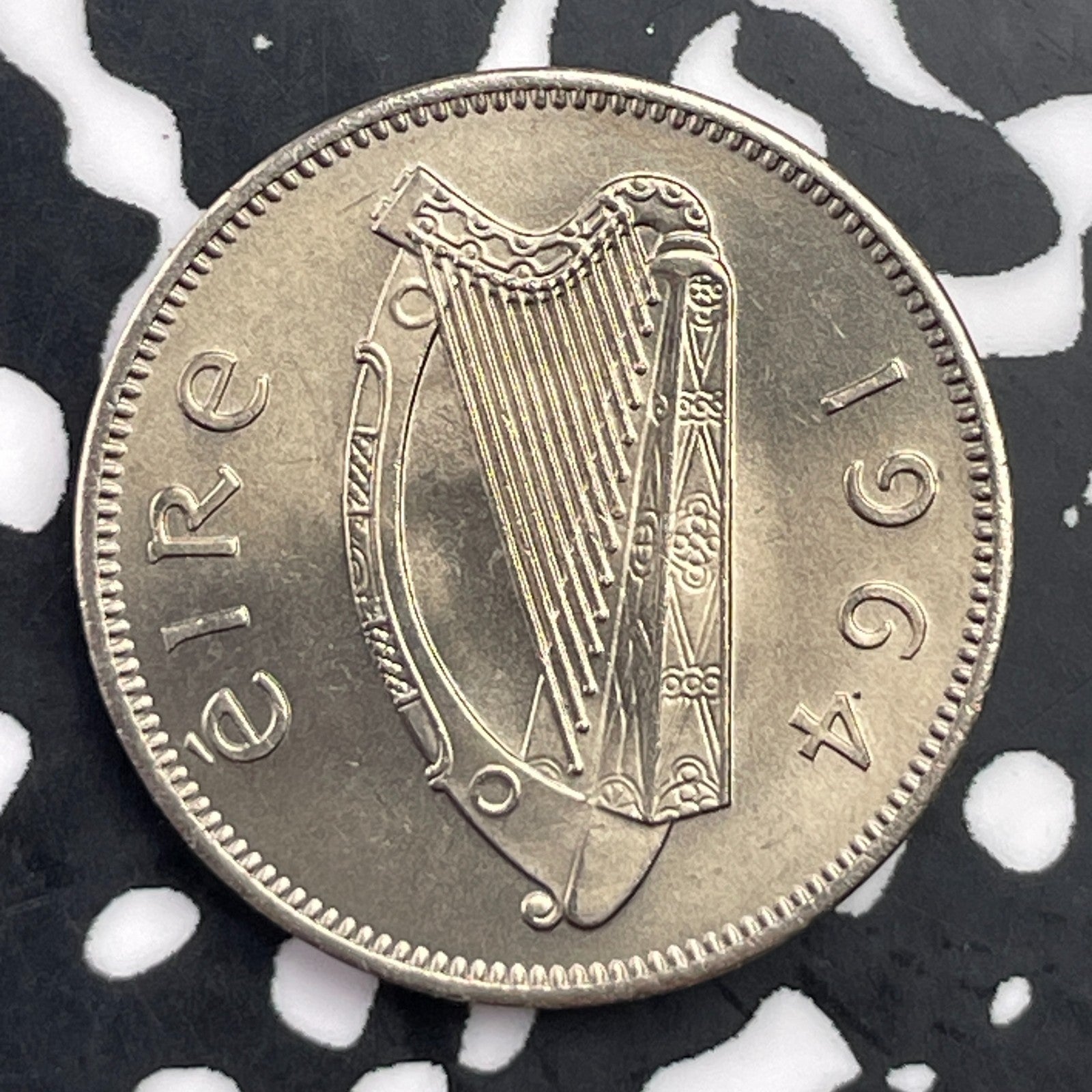 1964 Ireland 6 Pence Sixpence Lot#C4251 High Grade! Beautiful!