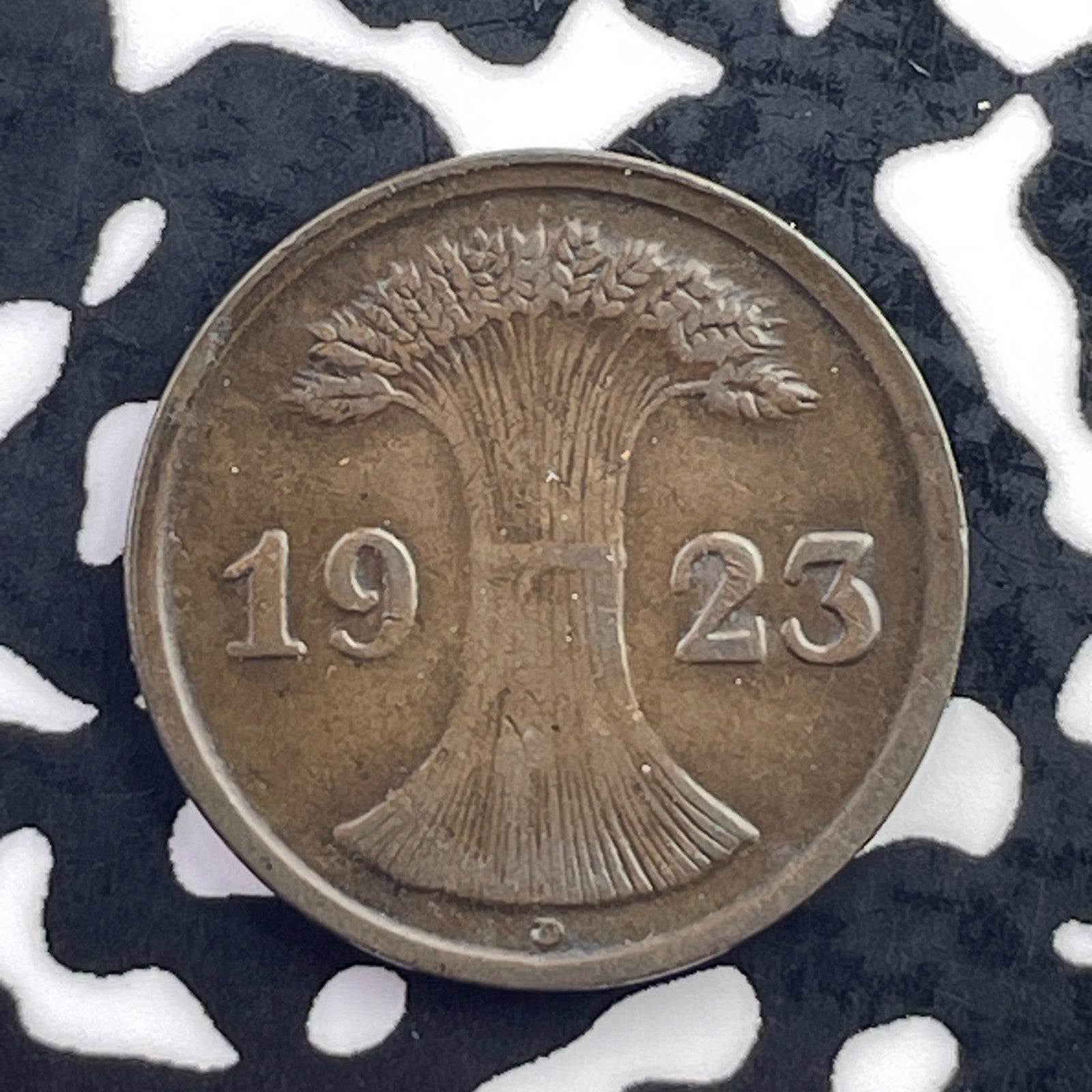 1923-D Germany 2 Pfennig Lot#C5848