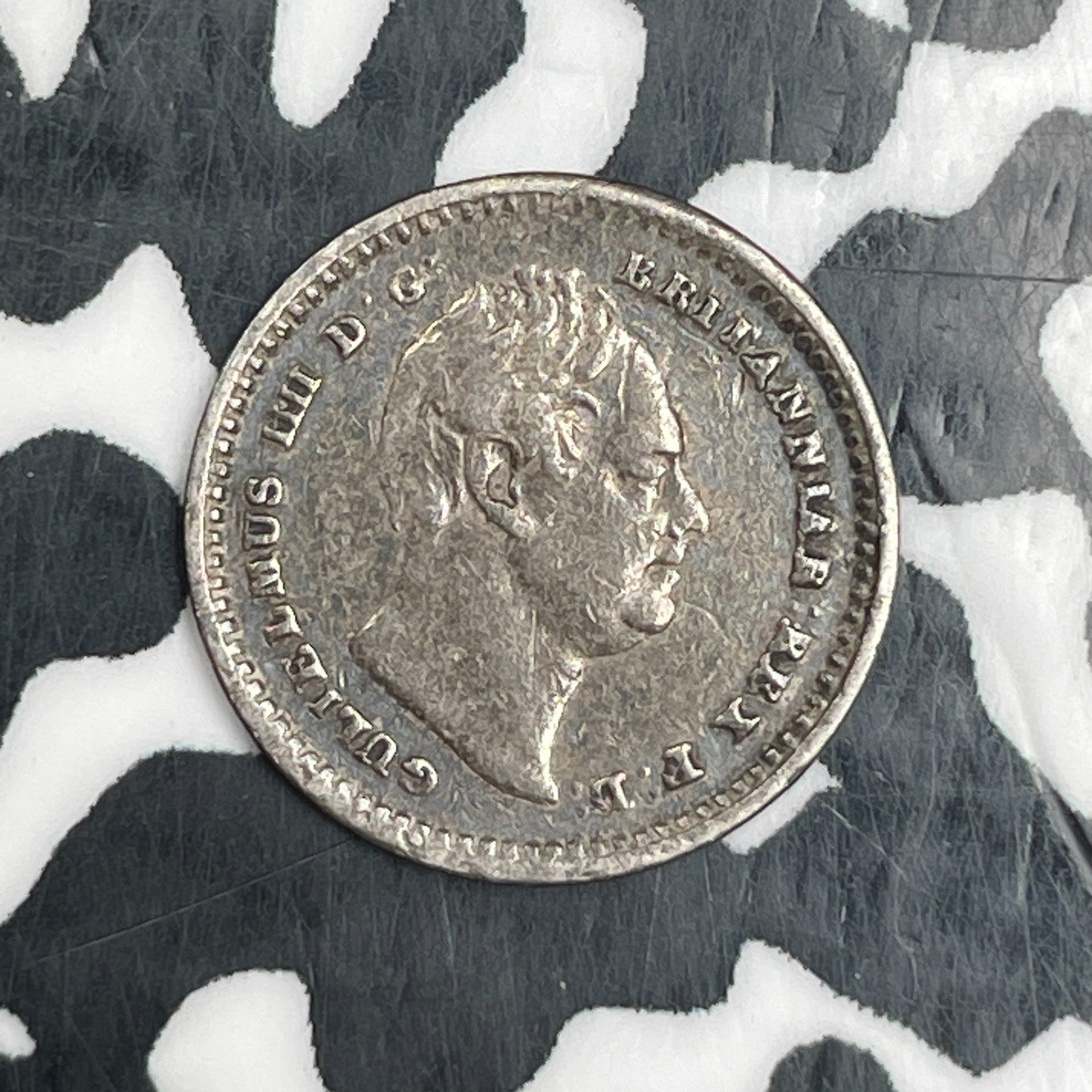 1834 Great Britain William IV 1 1/2 Pence Lot#N1849 Silver!