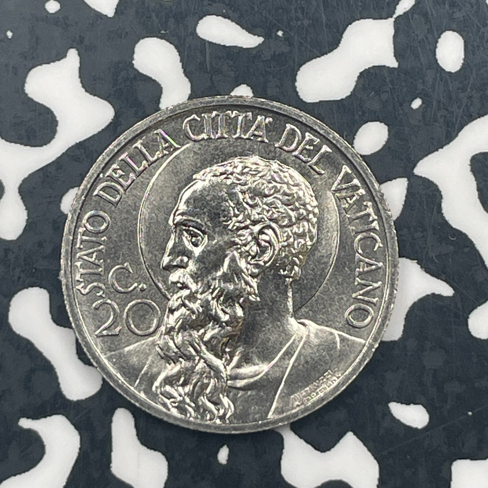 1936-R Vatican City 20 Centesimi Lot#N3636 High Grade! Beautiful!