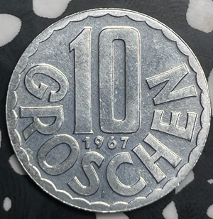 1967 Austria 10 Groschen Lot#T9765 Proof!