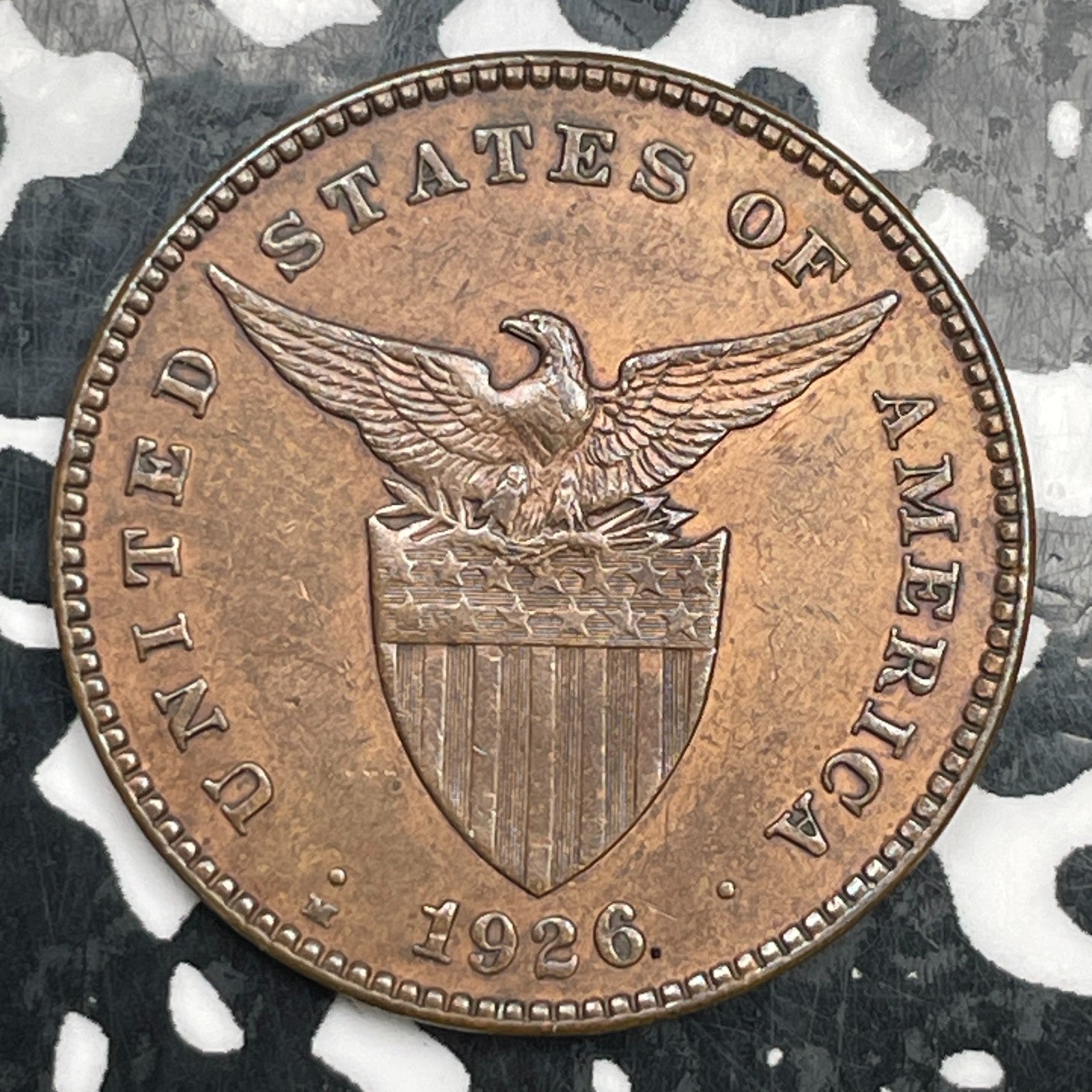 1926-M U.S. Philippines 1 Centavo Lot#N2584 Nice!