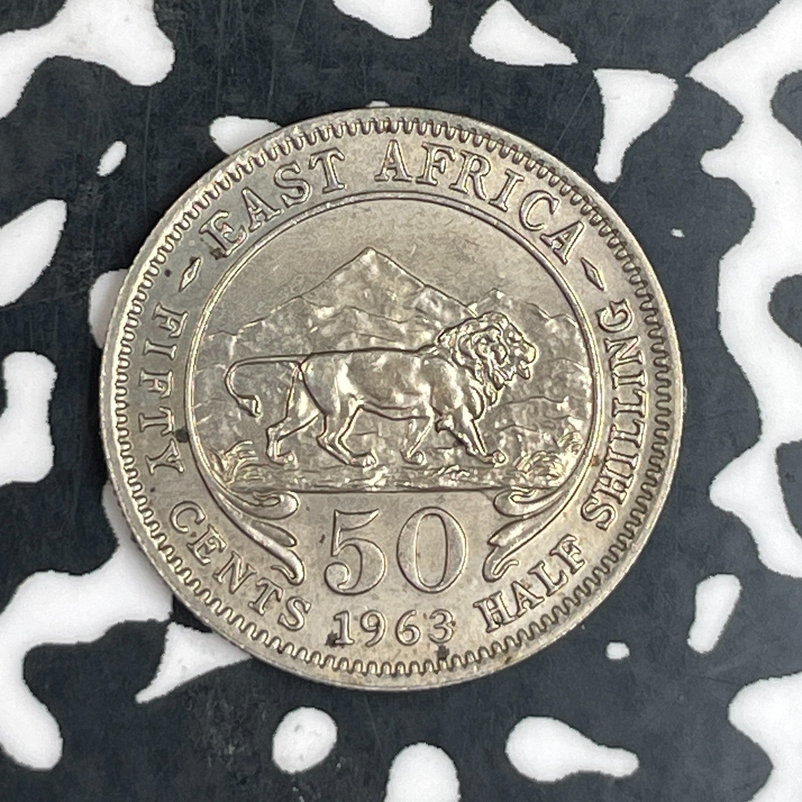 1963 East Africa 50 Cents Lot#F7109 High Grade! Beautiful!