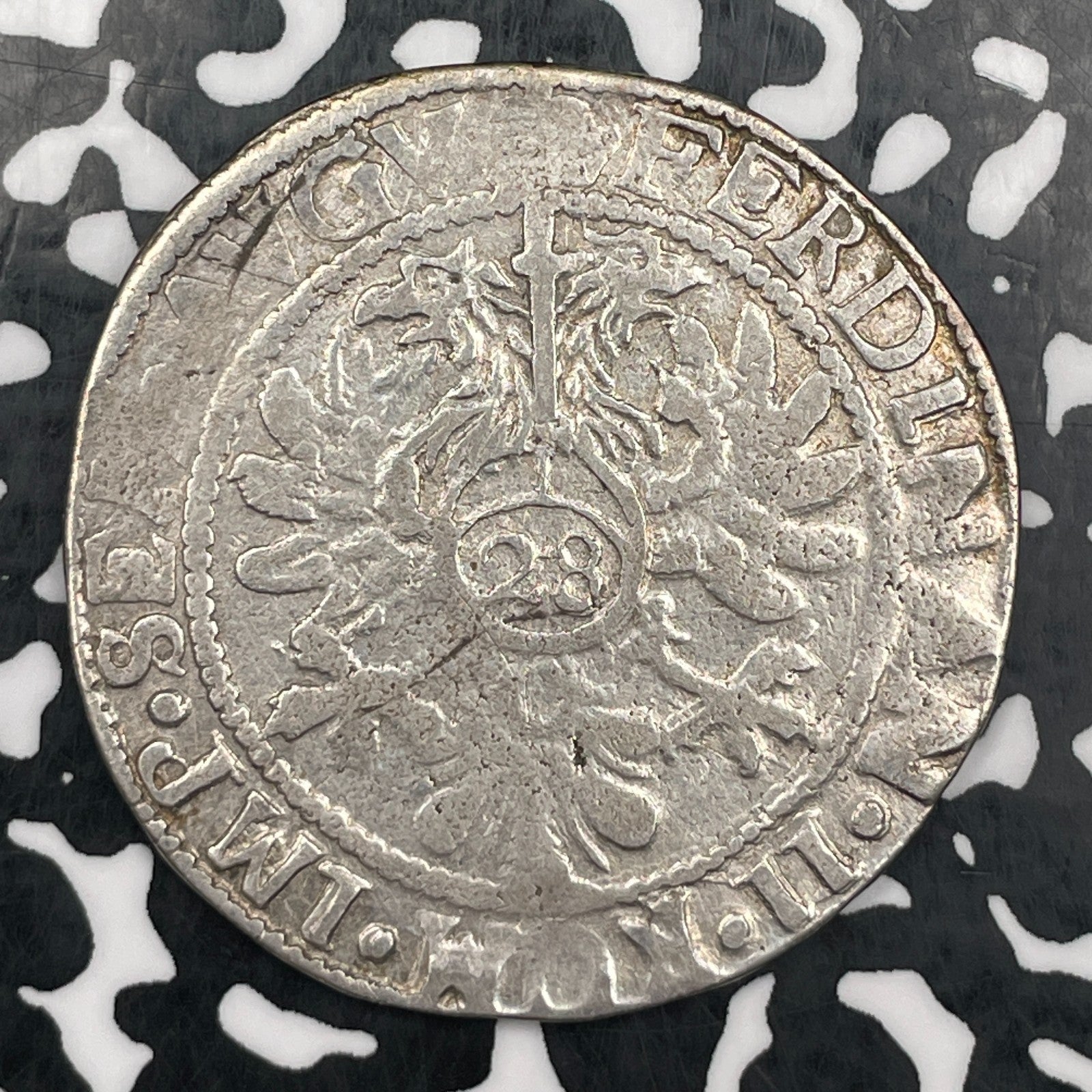 (1624-37) Germany Emden 28 Stuber/2/3 Thaler Lot#JM1989 Large Silver! DAV-508