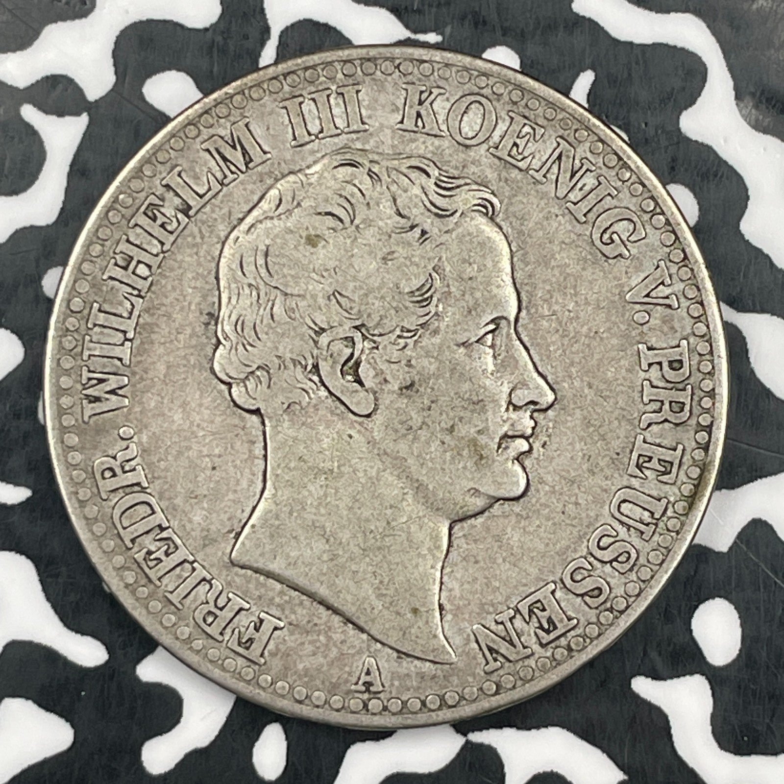 1833-A Germany Prussia 1 Thaler Lot#JM2166 Large Silver!