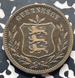 1911-H Guernsey 8 Doubles Lot#T8954
