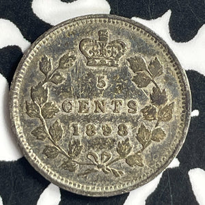 1898 Canada 5 Cents Lot#JM9664 Silver! Nice! Better Date