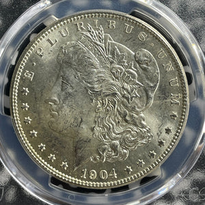1904-O U.S. $1 Morgan Dollar PCGS MS63 Lot#G384 Silver! Choice UNC!