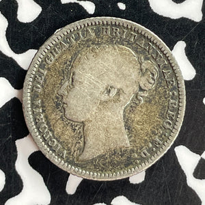 1872 Great Britain Victoria 6 Pence Sixpence Lot#T7319 Silver!