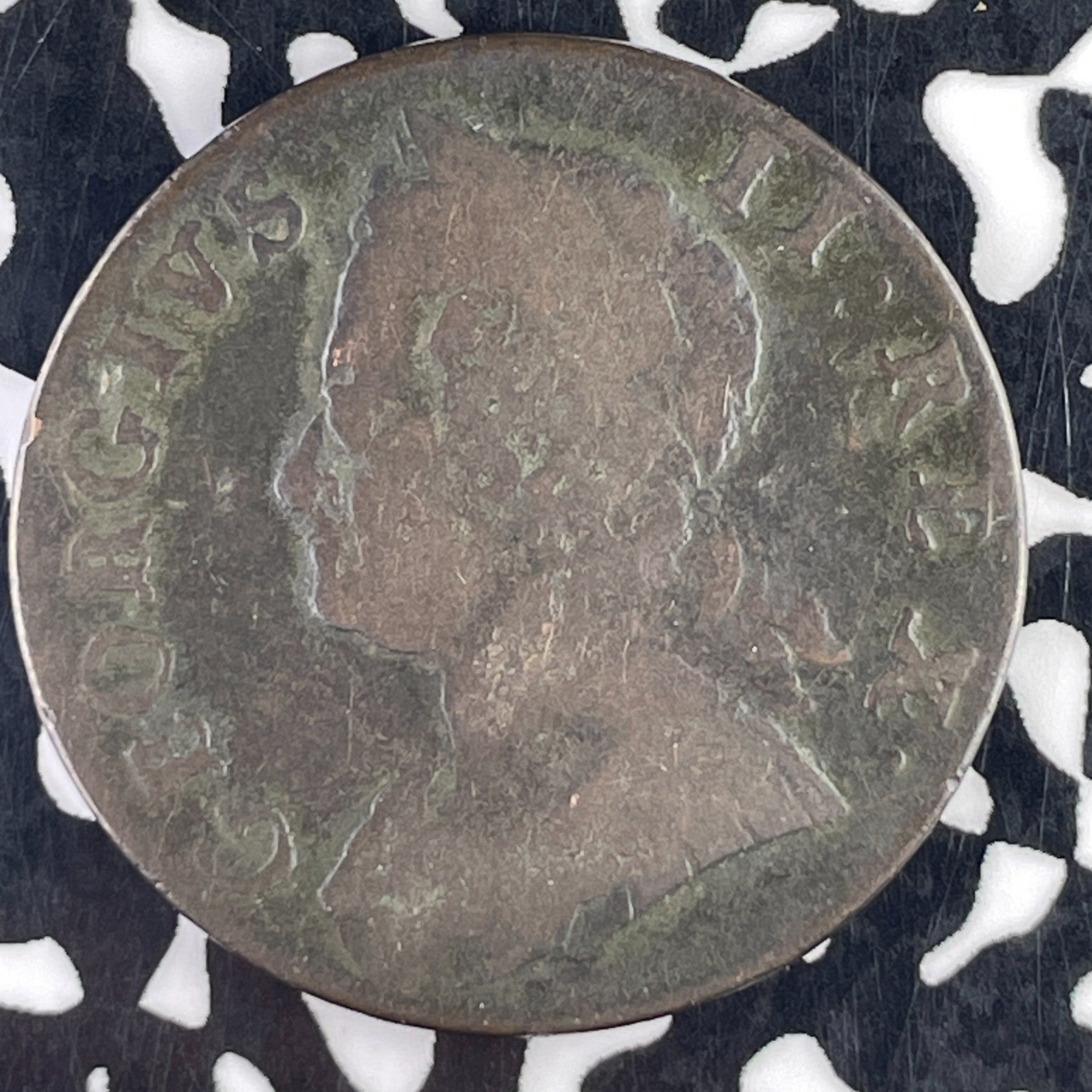 1746 Great Britain 1/2 Penny Half Penny Lot#F2522