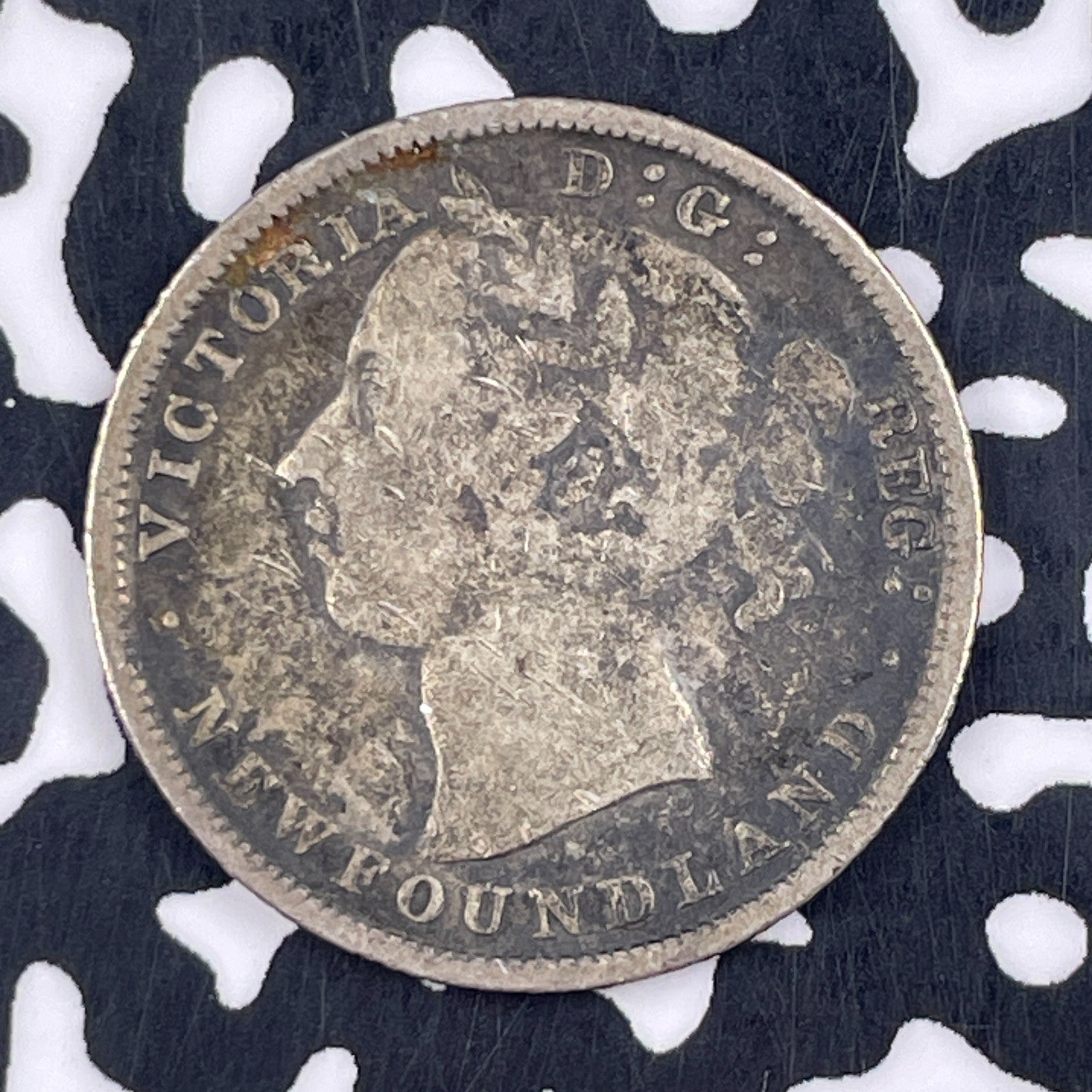 1882-H Newfoundland 20 Cents Lot#F4967 Silver!