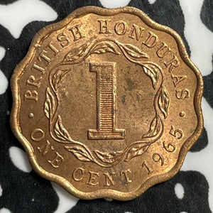 1965 British Honduras 1 Cent Lot#E4023 High Grade! Beautiful!