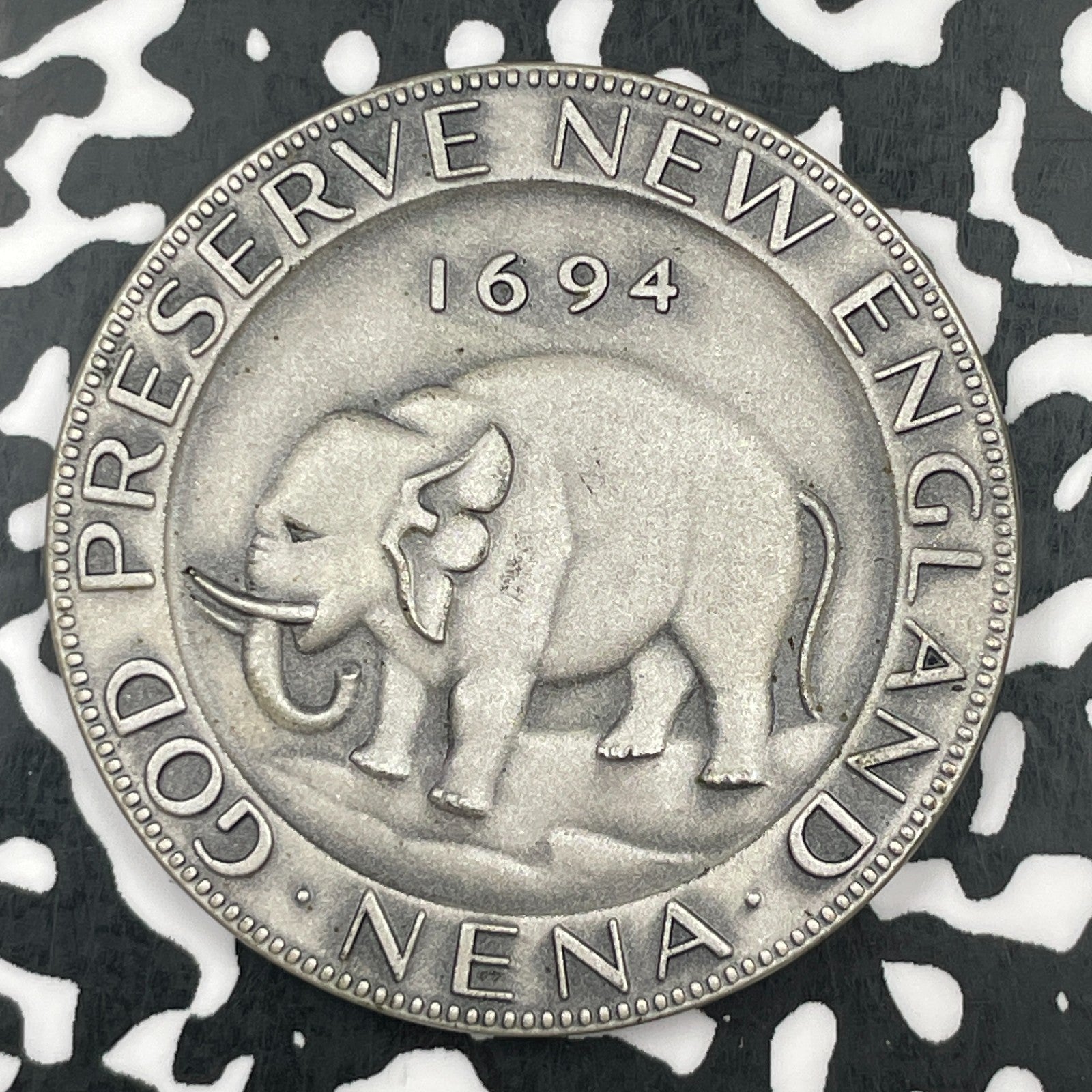 1964 U.S. NENA Boston 20th Conference Medal Lot#JM1573 Silver! 38mm