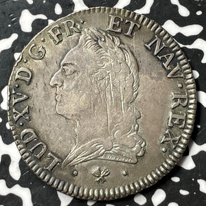 1773-L France 1 Ecu Lot#JM7073 Large Silver Coin! Nice! Scarce!