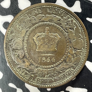 1864 New Brunswick Large Cent Lot#T4173