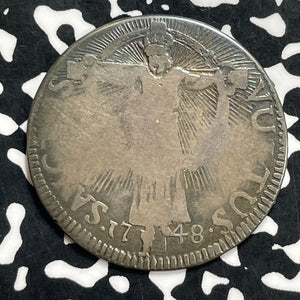 1748 Italy Lucca 1 Santacroce Lot#JM9918 Silver! Very Scarce! KM#16