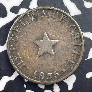 1835 Chile 1/2 Centavo Lot#C0919