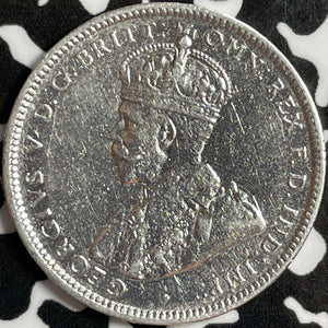 1922 Australia 1 Shilling Lot#E0578 Silver! Cleaned