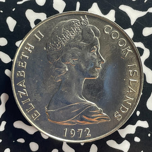1972 Cook Islands 1 Dollar Lot#T8536 High Grade! Beautiful!
