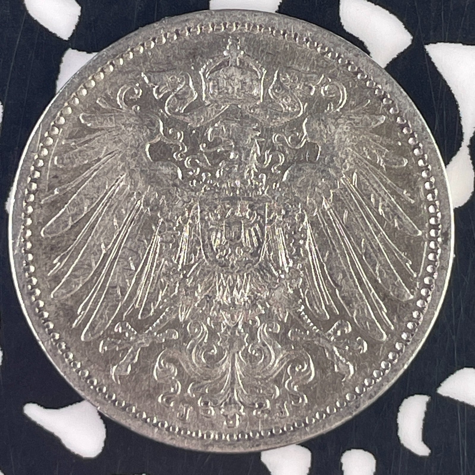 1902-J Germany 1 Mark Lot#F2333 Silver! Key Date! Low Mintage
