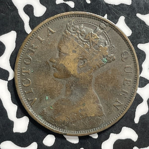 1866 Hong Kong 1 Cent Lot#C0696