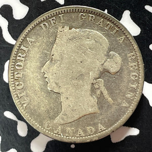 1872-H Canada 25 Cents Lot#T5041 Silver!