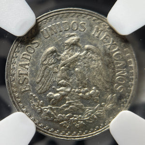 1919-M Mexico 10 Centavos NGC AU55 Lot#G8070 Silver!