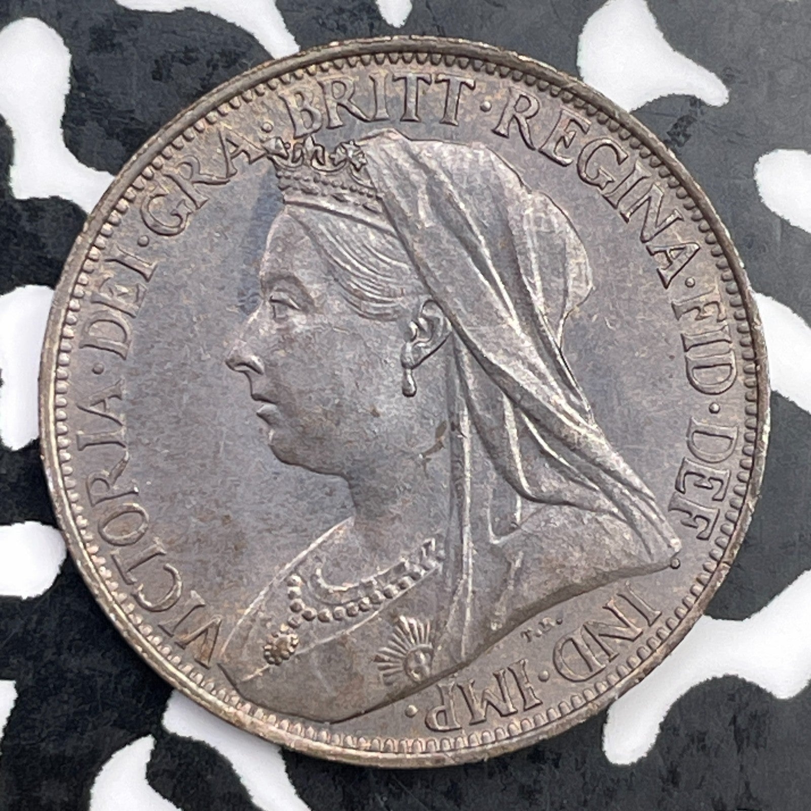 1896 Great Britain 1 Farthing Lot#F3375 High Grade! Beautiful!