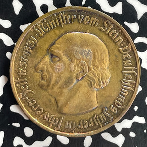 1922 Germany Westphalia 500 Mark Notgeld Lot#T8019 High Grade! Beautiful Toning!